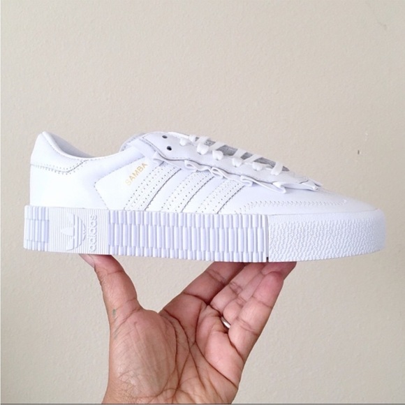 adidas Shoes Adidas X J Koo White Sambarose White Ruffles Poshmark